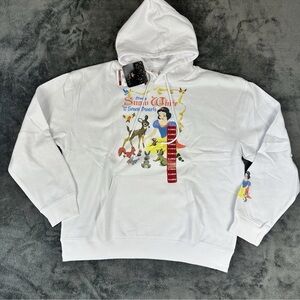 New Disney Snow White Hoodie Size XL Kangaroo Pocket Drawstring